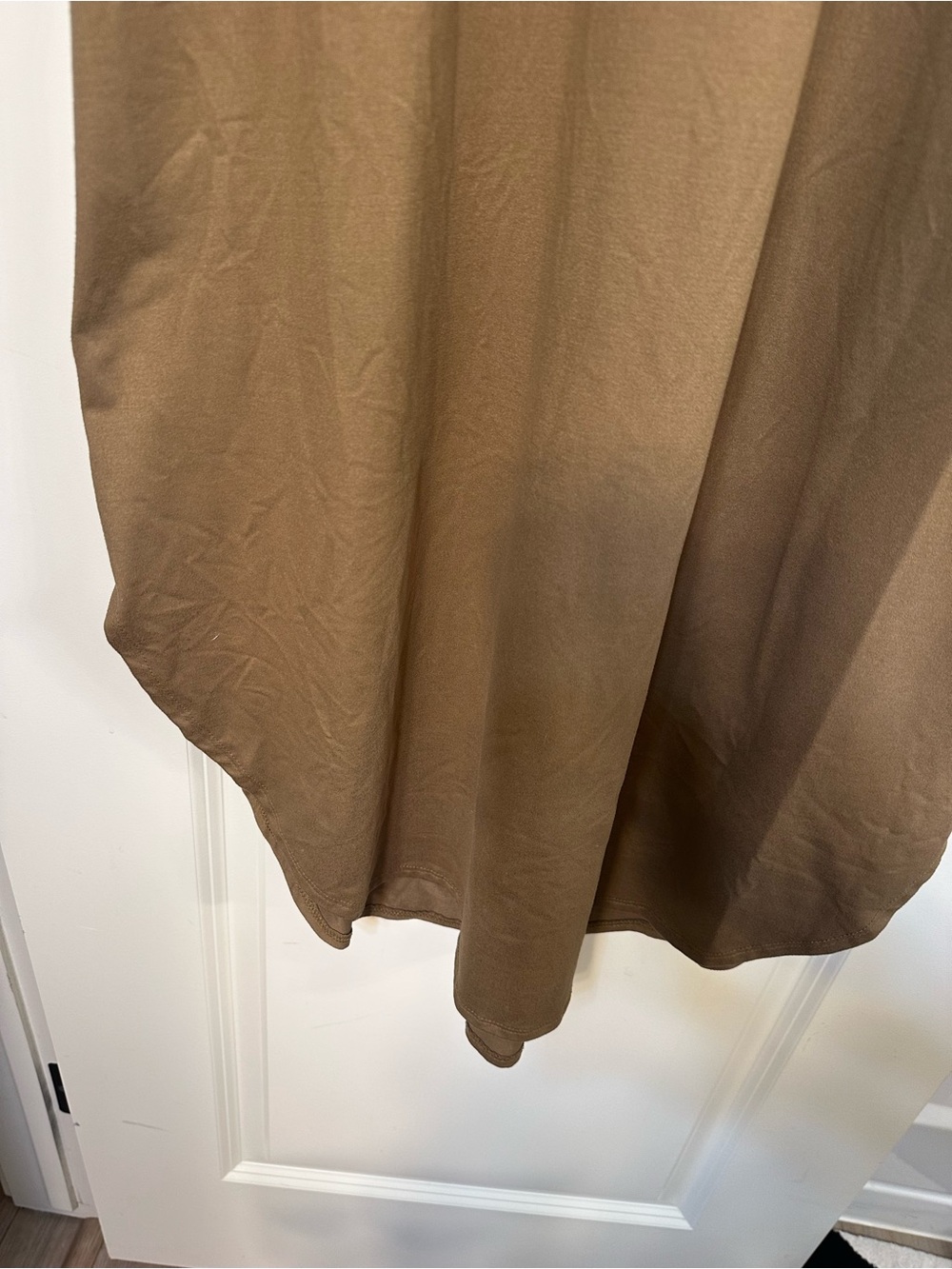 entro Sleeveless Midi Shift Dress in Taupe - Picture 9 of 10